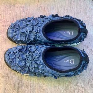 [SOLD] Authentic Dior Blue Floral Sneakers